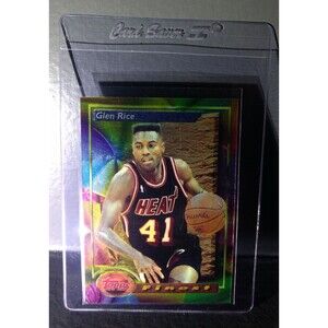 1993-94 Topps Finest Glen Rice #15 Basketball Card